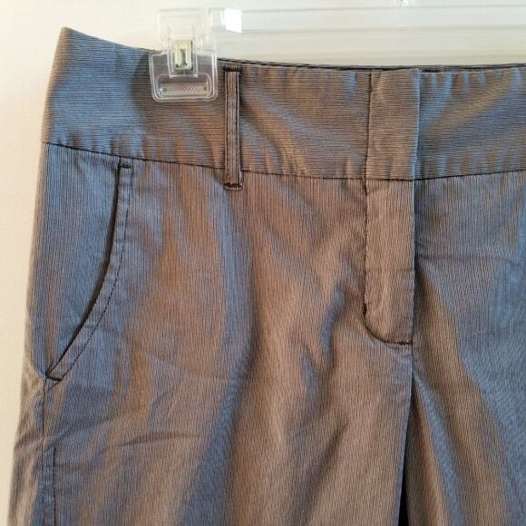 Daisy Fuentes Moda Wide-Waistband Taupe Combo Capri Pants - Size 8 - Lightweight - Picture 2 of 16